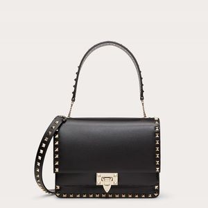 Valentino Rockstud Calfskin Crossbody Bag